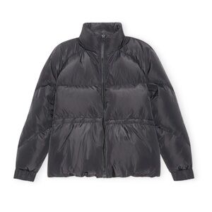 GANNI Whitman Puffer Jacket Color Black Size 36 NWT